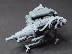 572 ENGINE – TURBO CHARGED 3D print 1:8 1:12 1:18 1:24 scale JPGMODELS Italeri
