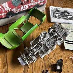 Built Model Car, 1992 Amt Stock Car STARTED, INCOMPLETE, MODIFIED