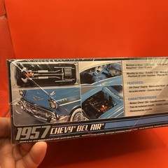 1957 Chevy Bel Air AMT Chrome Grill Hub Caps Bumpers Diff Model Parts 1:25 New 5