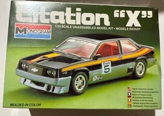 Model Car Parts – Monogram Citation “X” instructions & decals ONLY 1/24