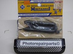 Roco Minitanks (NEW) 1/87 Z-239 WWII US Rubber Dingy Accessory Set Lot # 520Y©