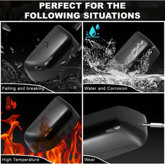 Glossy Black Directly Replacement Mirror Caps Cover Trim Replace for 2017-2023 2