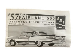 VTG AMT ERTL 1/25 Ford 1957 Fairlane 500 Skill Level 2 No 8028 Sealed READ
