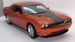2009 Dodge Challenger SRT8 HIGHWAY 61 Ertl 1:18 MIB Red Orange Wrong Box