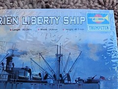 Trumpeter 05755 1:700 SS Jeremiah OBrien WWII Liberty Ship Plastic Model Kit
