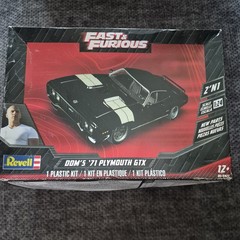 Revell 1:24 ’71 Plymouth GTX Fast & Furious Model Kit NIB Plastic Wrapped