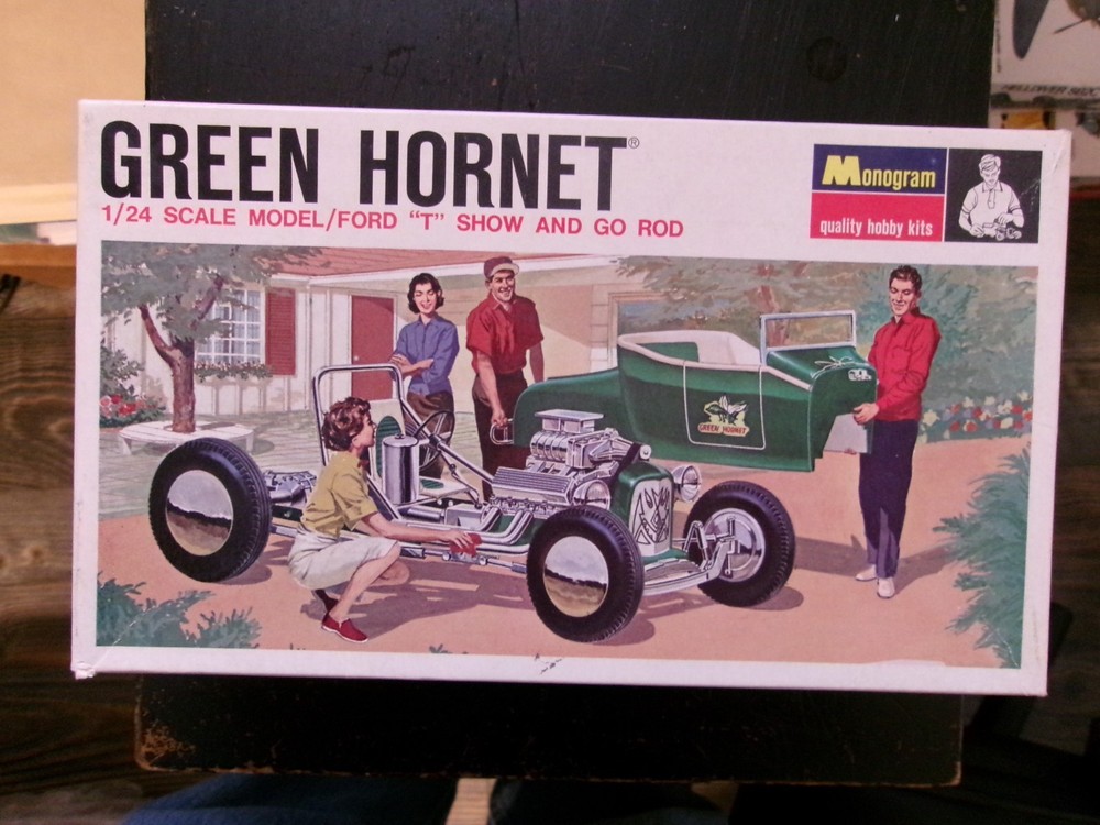 Monogram -The Green Hornet Ford T Roadster Monogram PC61-150 Model 1960 5/5