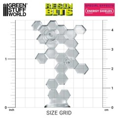 3D printed set – Energy Shields – Infinity wargames miniature battlefield shield