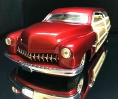 Pickup Truck Car Wagon Built Metal Body Model Vintage Classic Promo