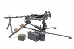 Tamiya 1/35 German Machine Gun Team WWII Military Miniature Model Kit 35386 F/S