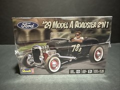 Revell 1929 Ford Model A Roadster 2 ‘N 1 1:25 Scale Model Car Kit New