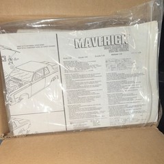 Maverick 1964 Olds 88 Super Stock 1:25 Unassembled Model Kit Instructions