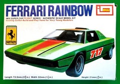 IMAI FERRARI RAINBOW Super Car Peanut Series Authentic Scale Model Kit NIB NOS