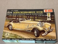 Vintage Jo-Han 1/25 1934 Mercedes-Benz 500K Special Sports Roadster Kit GC-234