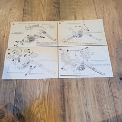 Lot Of 5 Vintage MPC Revell And Monogram Bicycle Model Kit Instructions