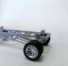 1:64 Lifted Truck Frame For Chevy Dually(Body And Wheels Not Included)
