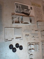 A3A AMT ERTL 1969 PLYMOUTH GTX HARDTOP 1:25 Scale Model Kit #6111 Open, Complete