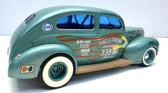 AMT 1:25 1940 Ford Sedan Locomotion Dragster Vintage John Klaver Pro-Built Model