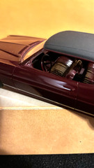 MPC 1/25 1969 PONTIAC BONNEVILLE HT BURGANDY DEALER PROMO CAR W/ORIGINAL BOX