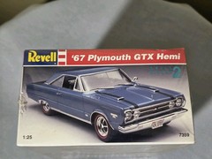 Vintage 1/25 REVELL ’67 PLYMOUTH GTX HEMI No. 7359 NOS FACTORY SEALED 1994