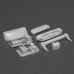 JFSL44 Jimmy Flintstone Resin H:O 1957 Chevy Bel Air Stock Gasser Slot Car Body