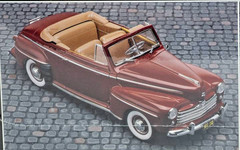 REVELL 1/25 1948 FORD CONVERTIBLE FACTORY BUILT UP BOX ART STUDIO DISPLAY MODEL