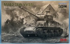 RyeField Model RFM 5135 1/35 M4A3 Sherman 76W VVSS Late w/Interior Standard Ver.