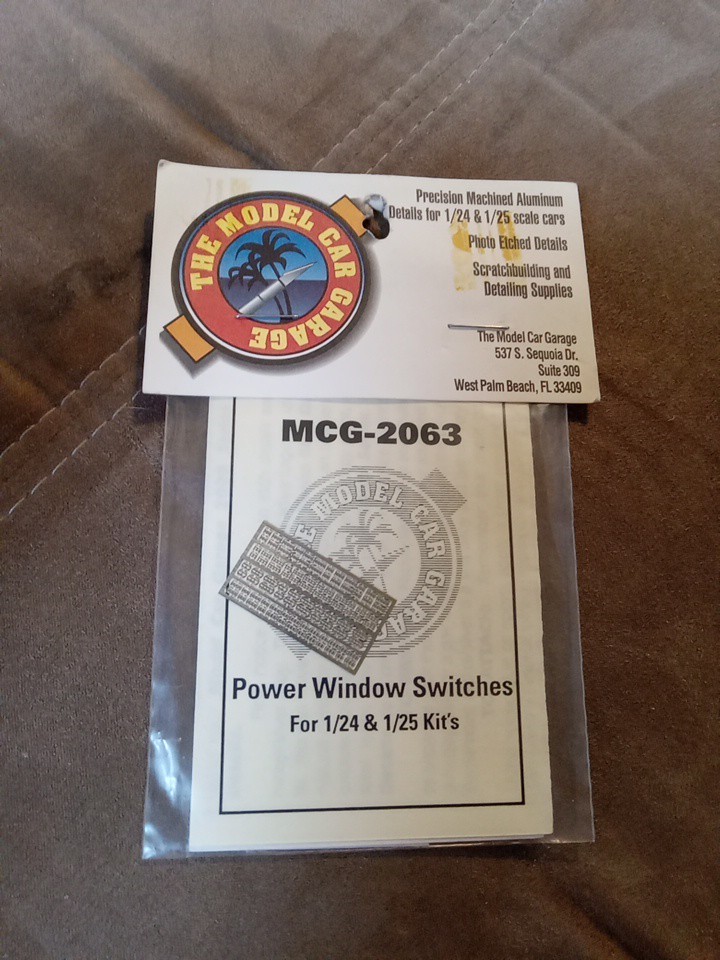 The Model Car Garage Power Window Switches For 1/24&1/25 Model Kits MCG-2063
