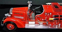 Fire Engine Truck Ford Built 1 Metal Model Vintage 1940 T 24 Pickup Car 16 A 25