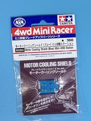 USA TAMIYA 95264 Mini 4WD Model Racing Motor Cooling Shield (Blue) Station
