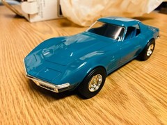 AMT ERTL #6878 1970 CHEVY CORVETTE LT-1 in Blue 1/25 Dealer Promo NEW UNUSED