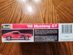 REVELL 1968 MUSTANG GT SNAP TOGETHER MODEL KIT 1987 #6035 FACTORY SEALED 1987