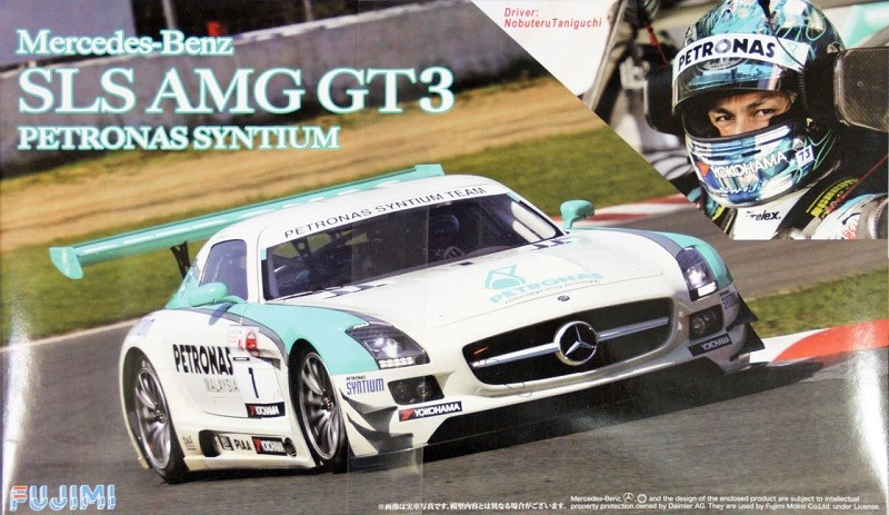 Fujimi RS-Spot 1/24 Model Car Kit Petronas Syntium Mercedes SLS AMG GT3 w/Helmet
