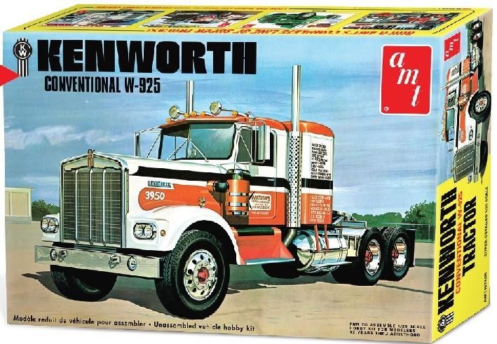 AMT Kenworth W-925 Truck 1021 1/25 Plastic Model Building Kit