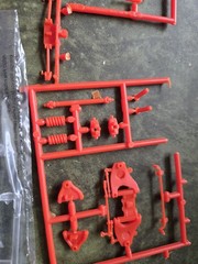 1970 Corvette LT-1 ZR-1 1/25 Model Car Parts Body & suspension Stk A71