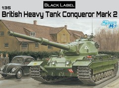 DRAGON 1/35 3555 British Heavy Tank Conqueror – “Black Label Series”