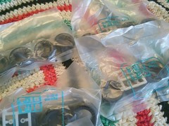 Manufacturer unknown, 1/24 scale plastic el tires, set of 40, part 4