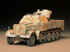 Tamiya 35144 1/35 Model Kit German 8Ton Semi/Half-Track 3.7cm Flak 37 Sd.Kfz.7/2