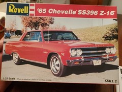 Revell ‘65 Chevelle SS396 Z-16 Model Car Kit New Open Box Complete 7611
