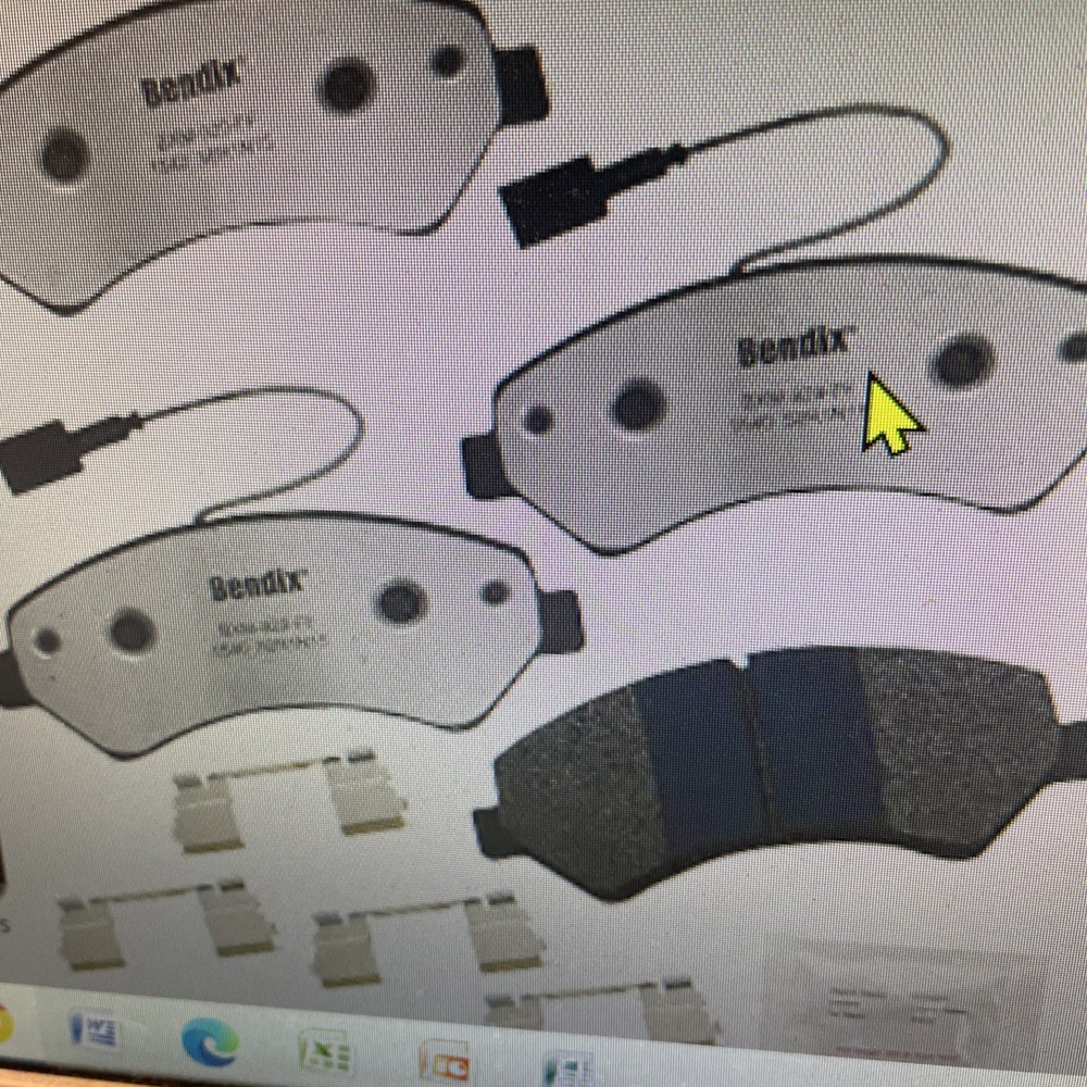 Bendix Fleet Metlok MKD1540FM Semi-Metallic Front Brake Pads for Fiat Ducato