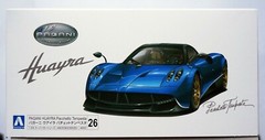 AOSHIMA 1/24 Pagani Huayra Pacchetto Tempesta super car series #26 model kit