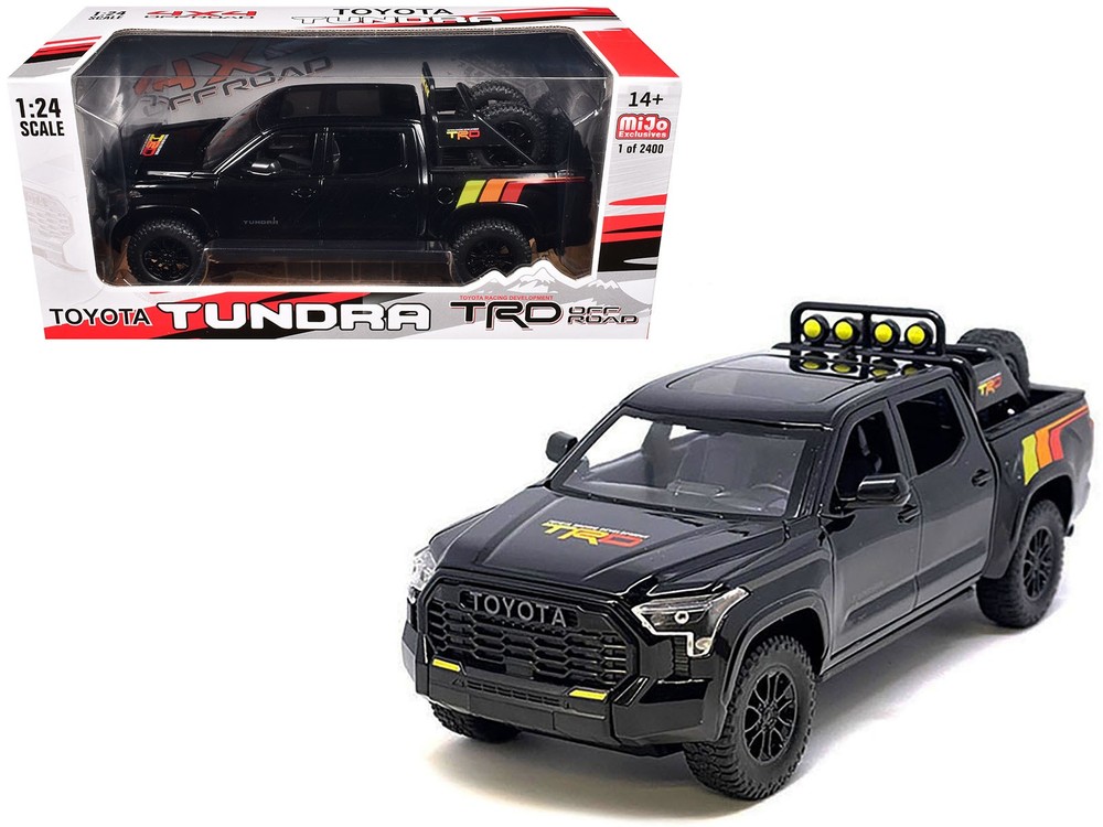 Other H08555-MJS04 1/24 2023 Toyota Tundra TRD 4×4 Pickup Truck Black