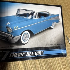 1957 Chevy Bel Air 1:25 Scale AMT 638 #AMT 638M/12 New Sealed Plastic Model Kit
