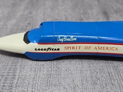 Vintage John Shinton Spirit of America Built Model Land Speed Record Signed