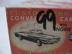 Empty Box Only – Jo-Han 1962 Plymouth Fury Convertible Model Kit #5362-E:149