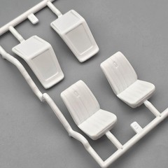 AMT 1/25 66 1966 Chevelle Parts Kitbash Front Seats