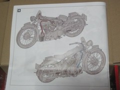 MFH K-485 1/9 BROUGH SUPERIOR SS100 UNUSED MODEL KIT FROM MANUFACTURER HIRO