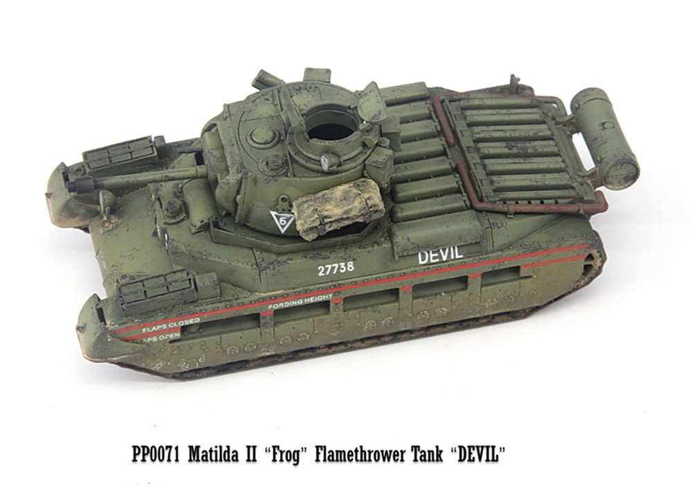 S-Model 1/72 Australia Matilda II “Frog” Flamethrower Tank Finished Model#PP0071