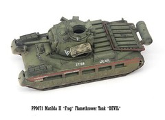 S-Model 1/72 Australia Matilda II “Frog” Flamethrower Tank Finished Model#PP0071