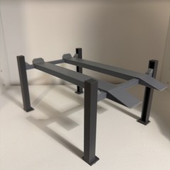 4 post model car lift 1:24 1:25 scale KIT Diorama Assembly required. Paintable!
